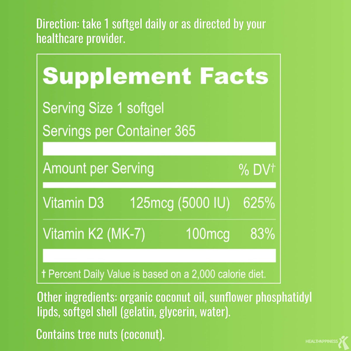 UpNourish Magnesium Citrate 1120mg and Liposomal Vitamin D3 5000IU K2 100mcg Bundle