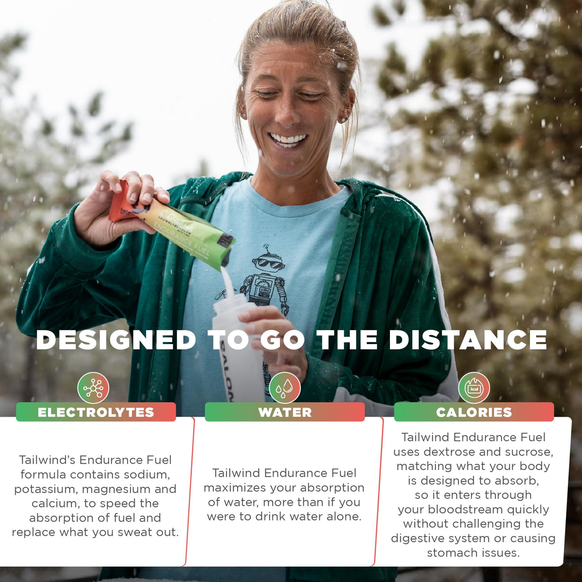 Tailwind Nutrition Endurance Fuel, Dauwaltermelon, 50-Serving Bag