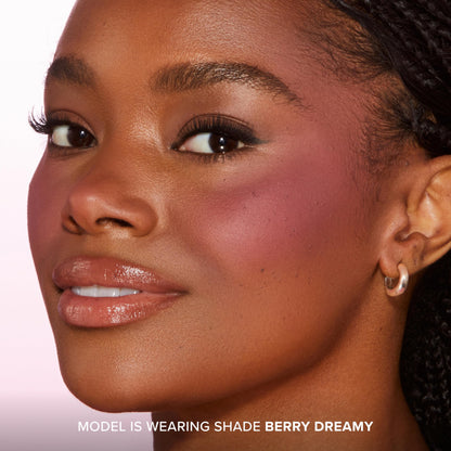 Too Faced Cloud Crush Blurring Blush | Velvety Powder Blush for Cheeks with High-Pigment Formula | 93% Naturally Derived Ingredients, Vegan & Cruelty-Free, Berry Dreamy, 0.17 Ounce