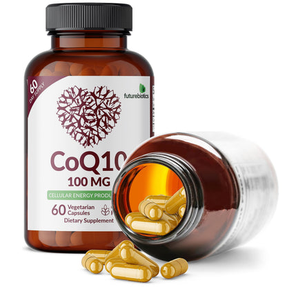 Futurebiotics CoQ10 100 MG Cellular Energy Production, 60 Vegetarian Capsules