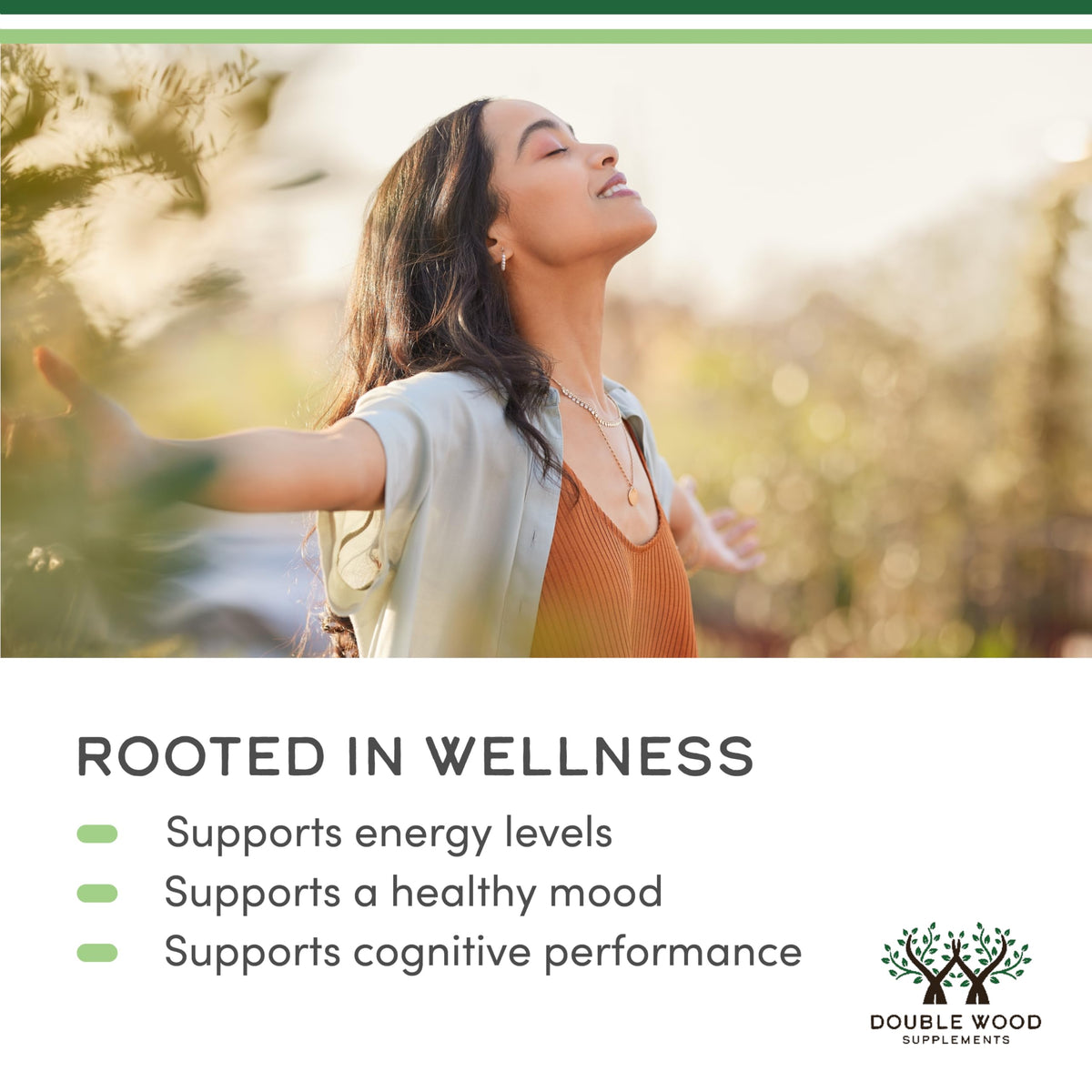 Rhodiola Rosea Supplement 500mg, 120 Vegan Capsules (Third Party Test, Gluten Free, 3% Salidrosides, 1% Rosavins Extract) for Performance, Calming, Motivation by Double Wood