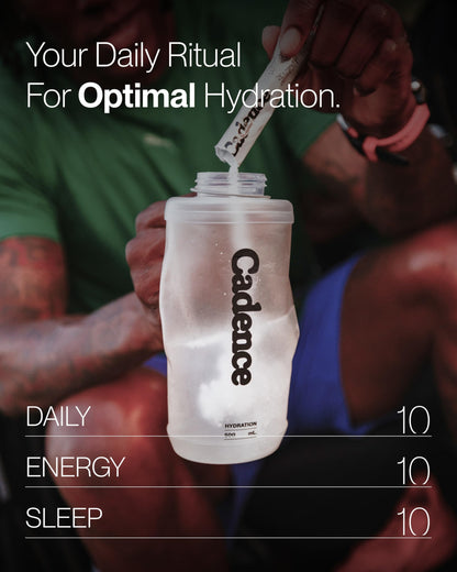 Cadence Sachets Core Melonberry - Carton (5g x 30) Science-Backed Hydration | Electrolyte Formula + Caffeine | Vegan, Keto & Paleo Friendly | Sodium, Potassium & Magnesium for Performance & Recovery