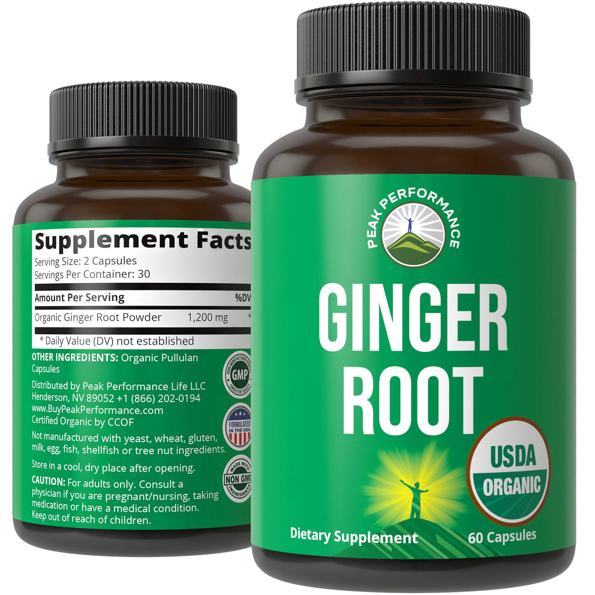 USDA Organic Ginger Root Extract Liquid Drops. Zero Sugar, Non Bitter Vegan Ginger Oil Supplement for Immune, Digestive + Gut Support. High Bioavailability, Gluten Free for Women and Men. Take Orally