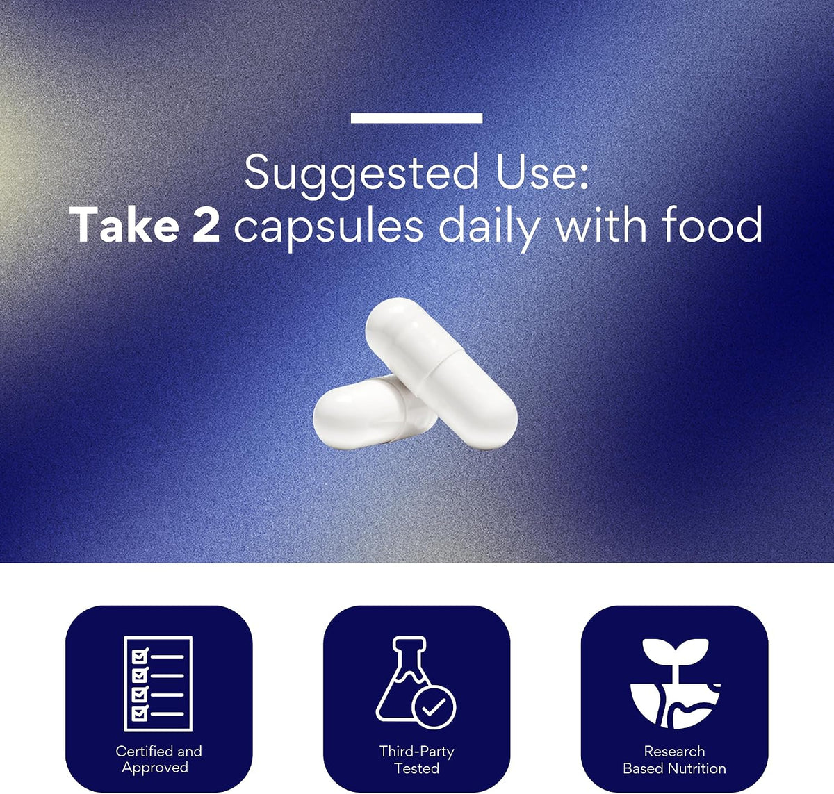 Research Verified Nerve Supplement - ALA, Magnesium, B Vitamins, Boswellia, Corydalis, BioPerine - Antioxidant & Nutritional Support - 60 Vegan Capsules - Pack of 3
