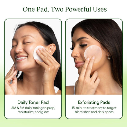 JiYu Toning Polish Pads - Korean Skincare for Dark Spots, Wrinkles & Dull Skin - Hydrating Facial Treatment with Snail Mucin, Niacinamide, Peptides & Centella - 100 Count JiYuBuy Supplements Australia