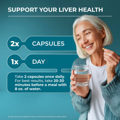 PUREHEALTH Research Liver Health – Liver Cleanse Detox & Repair Support Supplement- with Milk Thistle, Turmeric Powder, Dandelion, Artichoke, Beet Root, Ginger