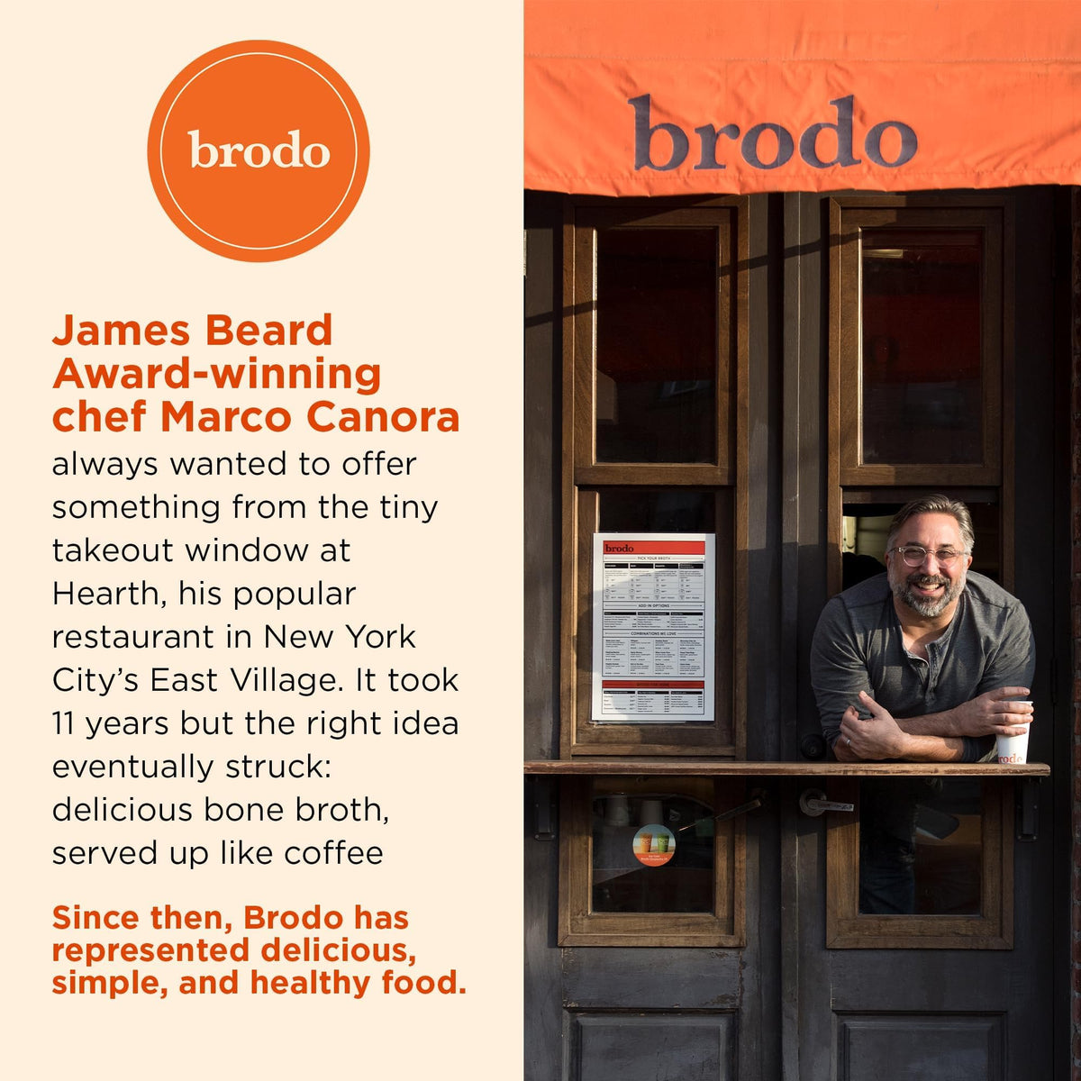 Brodo Ready to Drink Organic Chicken Collagen Rich Bone Broth (6 X 8 oz) | Organic Bone Broth with Collagen, Protein Soup & Sipping Broth for Healthy Meal Prep, Soups and Bone Broth Packets
