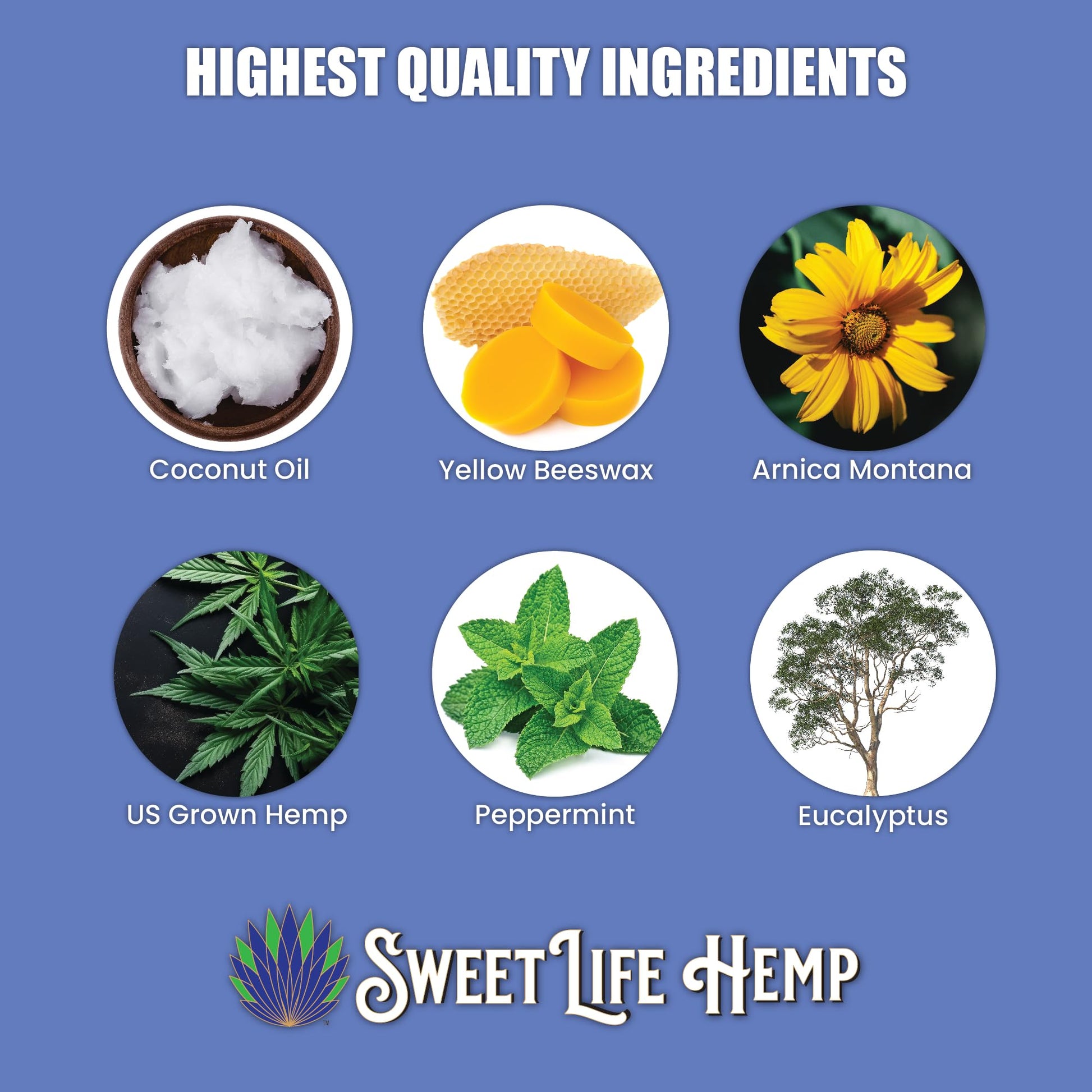 Sweet Life | Hemp Salve Stick | 2000mg | Small Business | Organic | Body Balm | Muscle Comfort Sweet LifeBuy Supplements Australia