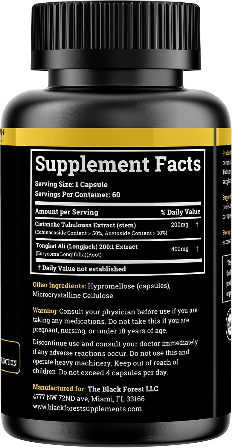 Black Forest Bundle (Full Combo Pack). 1X Turkesterone + 1X Cistanche + 1 Berberine