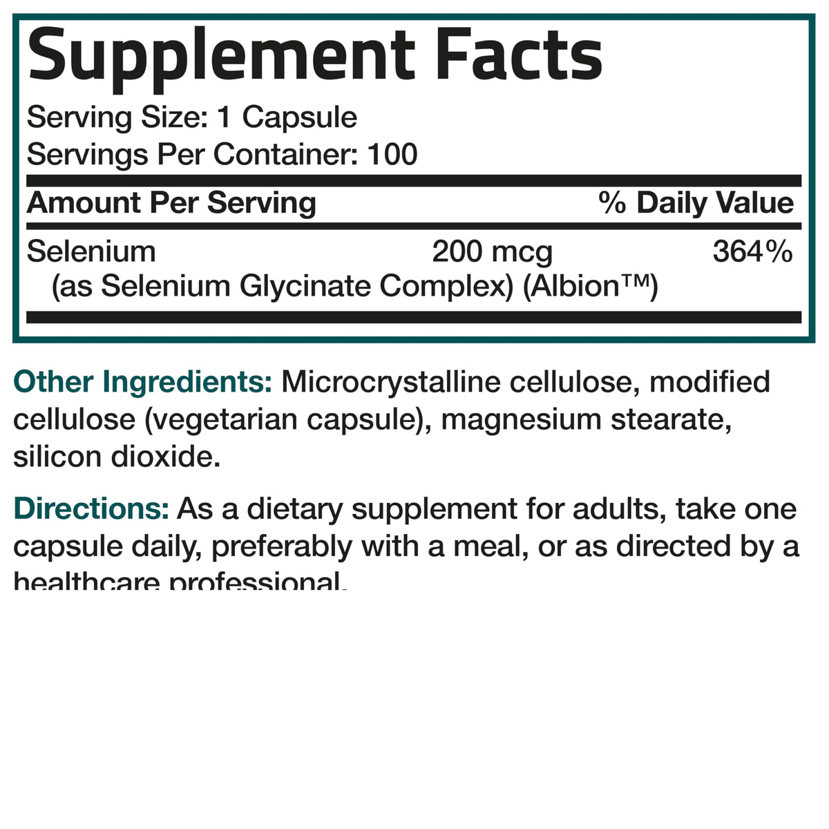 Bronson Selenium 200 mcg Albion Chelated Amino Acid Complex, 250 Capsules | Yeast-Free Essential Trace Mineral, Immune, Prostate & Metabolism Support, Vegetarian, Non-GMO, Gluten-Free & Soy-Free