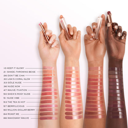 Lancôme Lip Idôle Squalane-12 Butterglow™ Hydrating Lip Balm – Instant Shine, 24H Hydration, and Buildable Color for Smooth & Moisturized Lips - 33 IDOLE NUDE