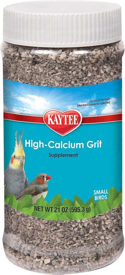 Kaytee Hi-Calcium Grit for Small Birds - Jar 21 oz | Jar