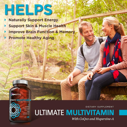 OmniBiotics Ultimate Vitamin C Supplement 2000mg – with Zinc, Elderberry Extract, and D3 – High Potency Immune Support & Collagen Booster – 120 Vegan Tablets