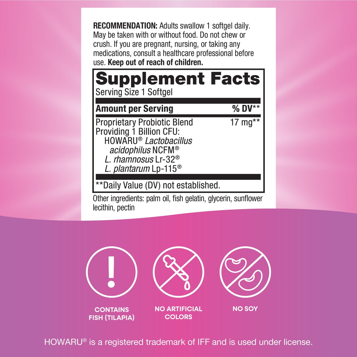 Nature's Way Women's Probiotic Pearls, Supports Women's and Digestive Health*, Protects Against Occasional Constipation & Bloating*, 1 Billion Live Cultures, 90 Softgels, (Pack of 2)