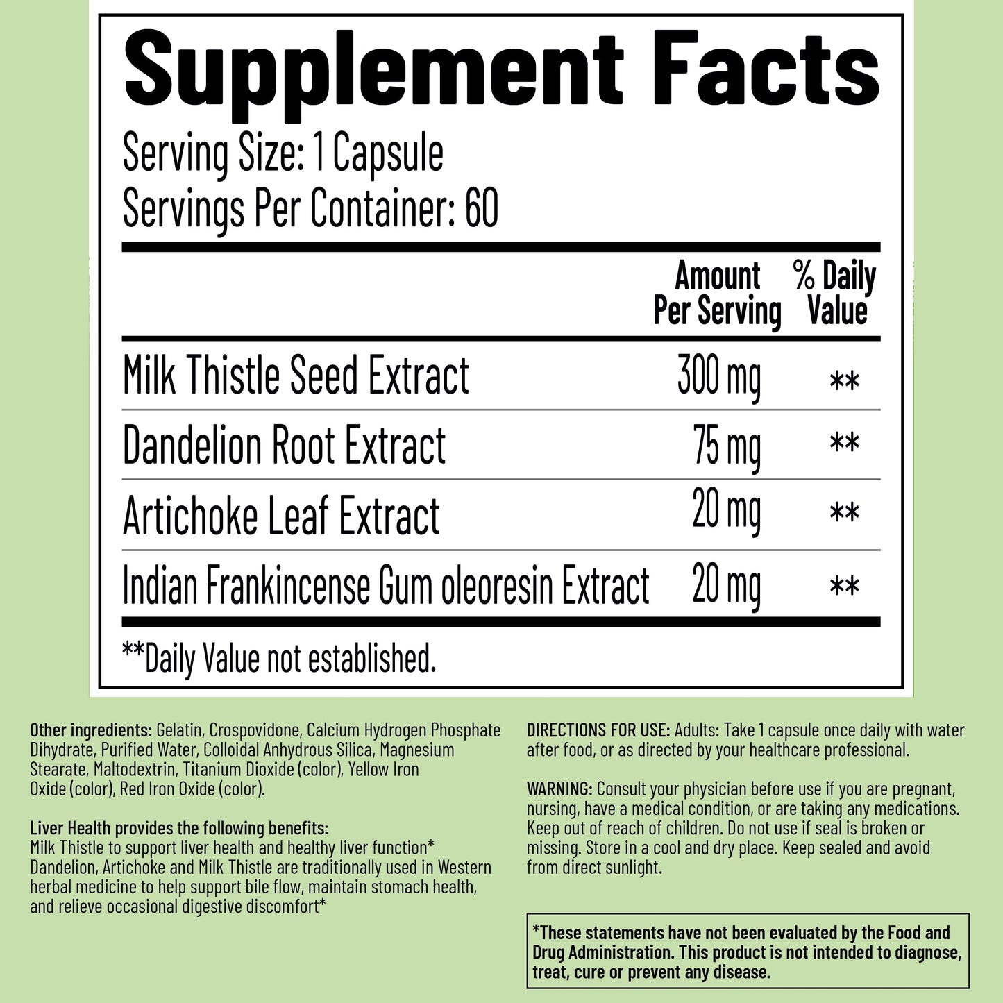NUTRITION29 Liver Health Supplement with 300mg Milk Thistle Extract,Liver Cleanse Detox & Repair Support Formula with 85% Silymarin, Dandelion Root,