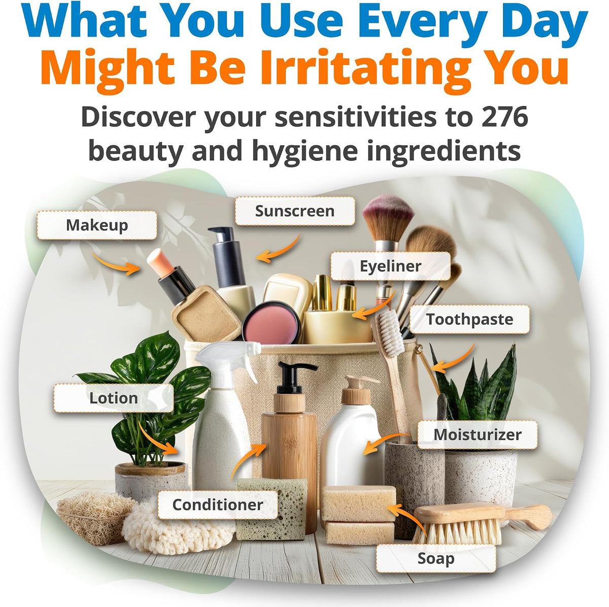 5Strands Food Intolerance & Beauty Hygiene Sensitivity Test Bundle, At-Home Hair Analysis for Adults & Kids, Identify Food Reactions & Personal Care Ingredient Sensitivities, Results in 4 Days