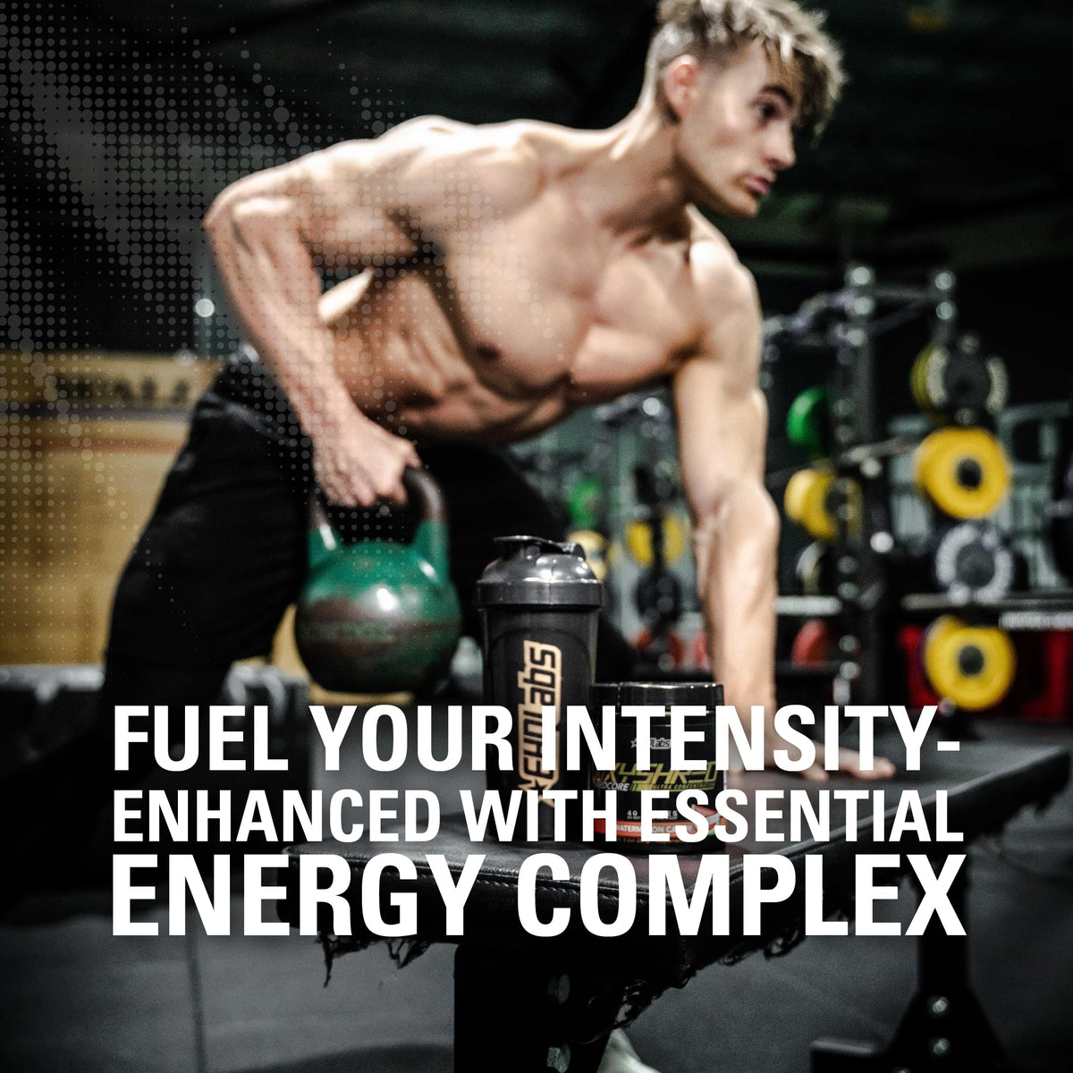 EHP Labs OxyShred Hardcore Super Dosed Pre Workout Powder - Preworkout Powder with L Glutamine & Acetyl L Carnitine, Energy Boost Drink - 275mg of Caffeine - Watermelon Candy, 40 Servings