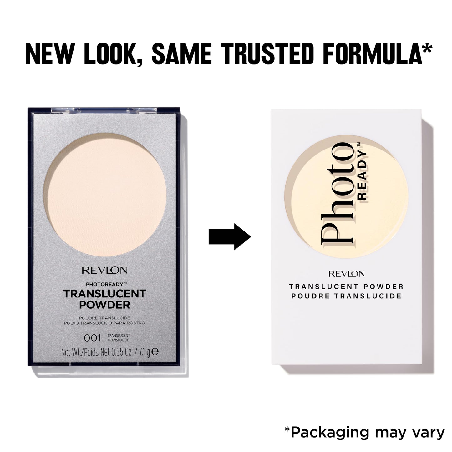 Revlon PhotoReady Blurring Face Powder, Longwear, Flawless Finish, Packaging May Vary, 001 Translucent