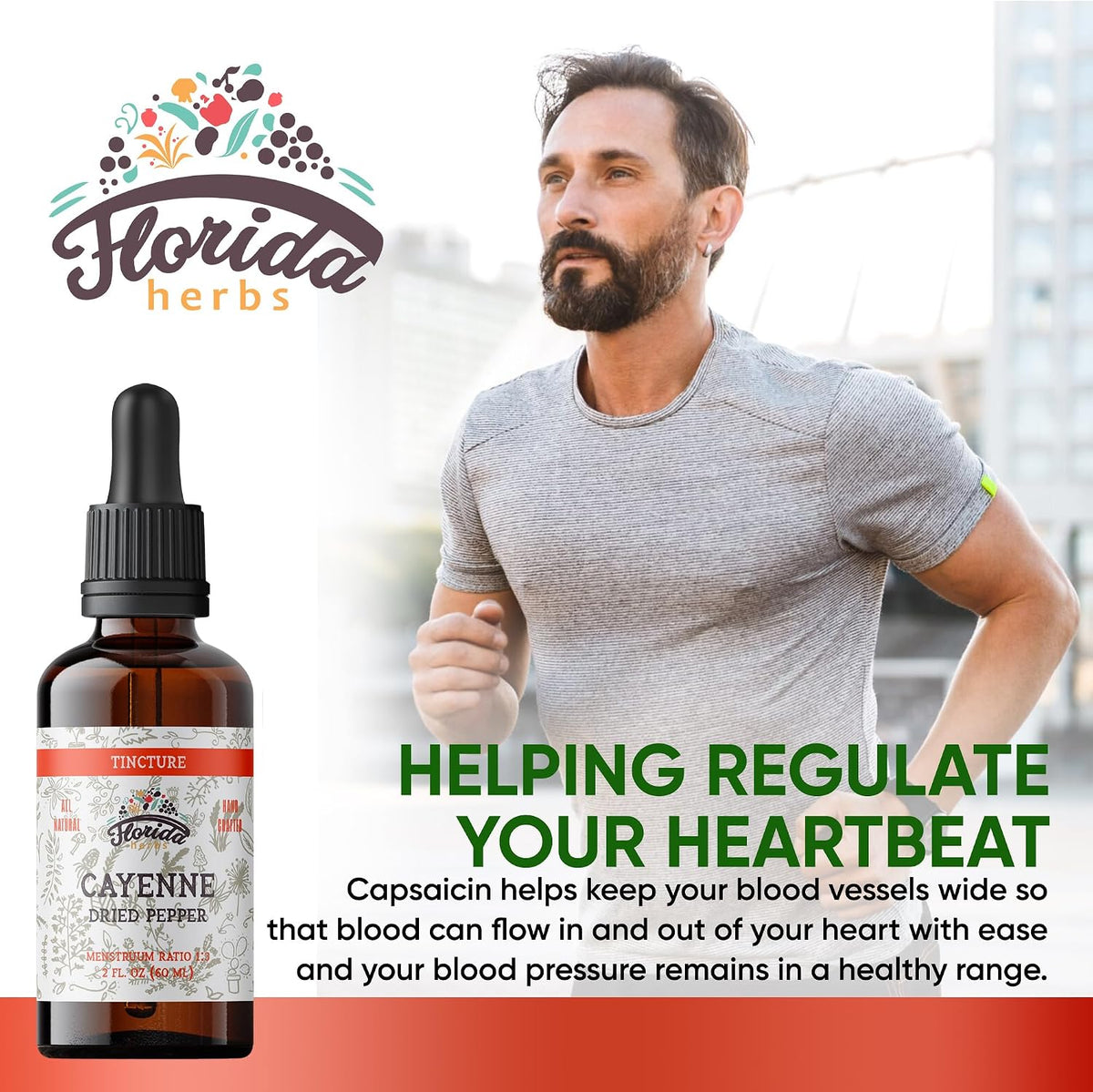 Cayenne Tincture Extract, Organic Cayenne (Capsicum annuum) Dried Pepper - Vegetable Glycerin - Non-GMO - 2 oz