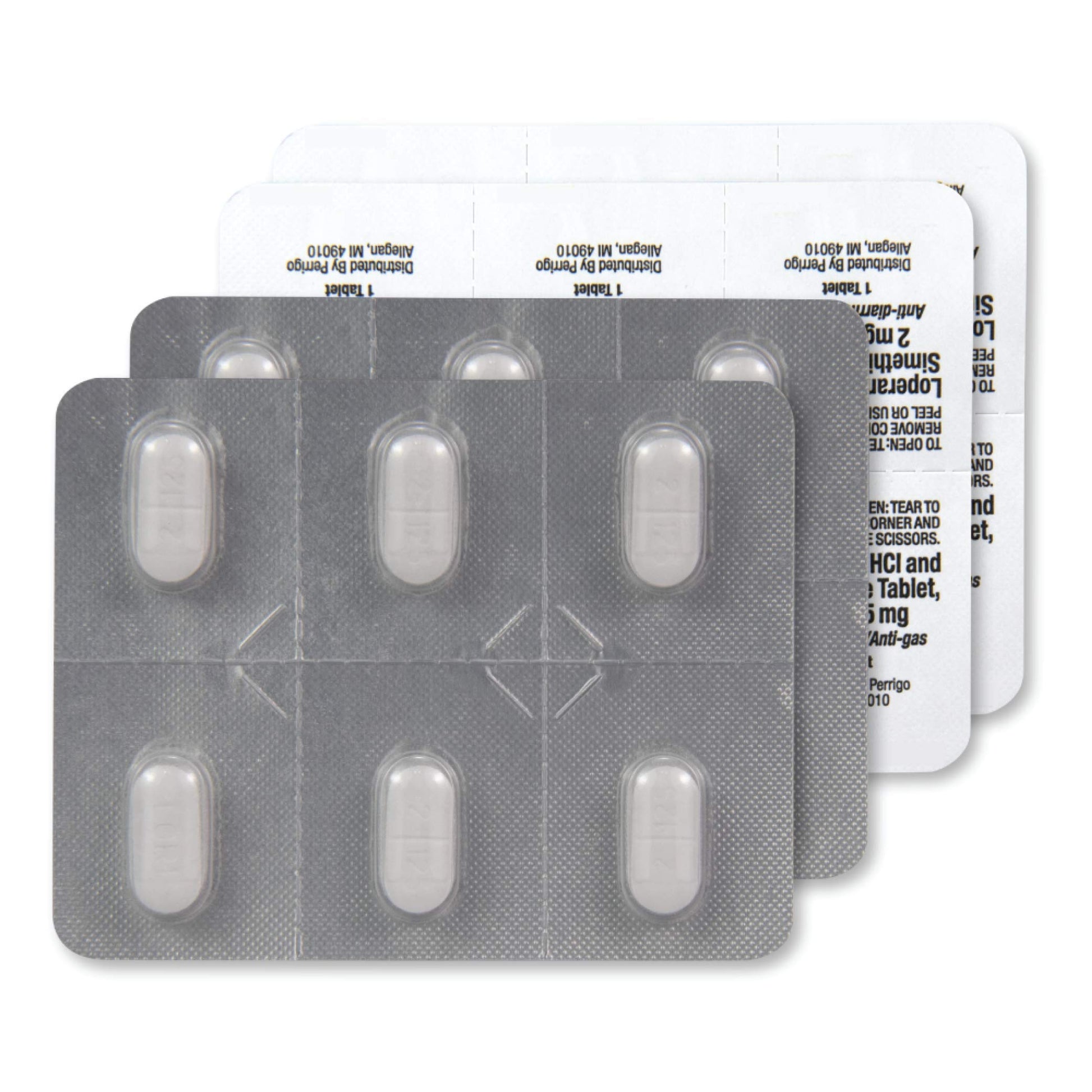 Amazon Basic Care Loperamide Hydrochloride 2 mg and Simethicone 125 mg Tablets, Multi-Symptom Relief, Anti-Diarrheal, Bloating and Cramps, Gas Relief, 24 Count Amazon Basic Care buy supplements Au