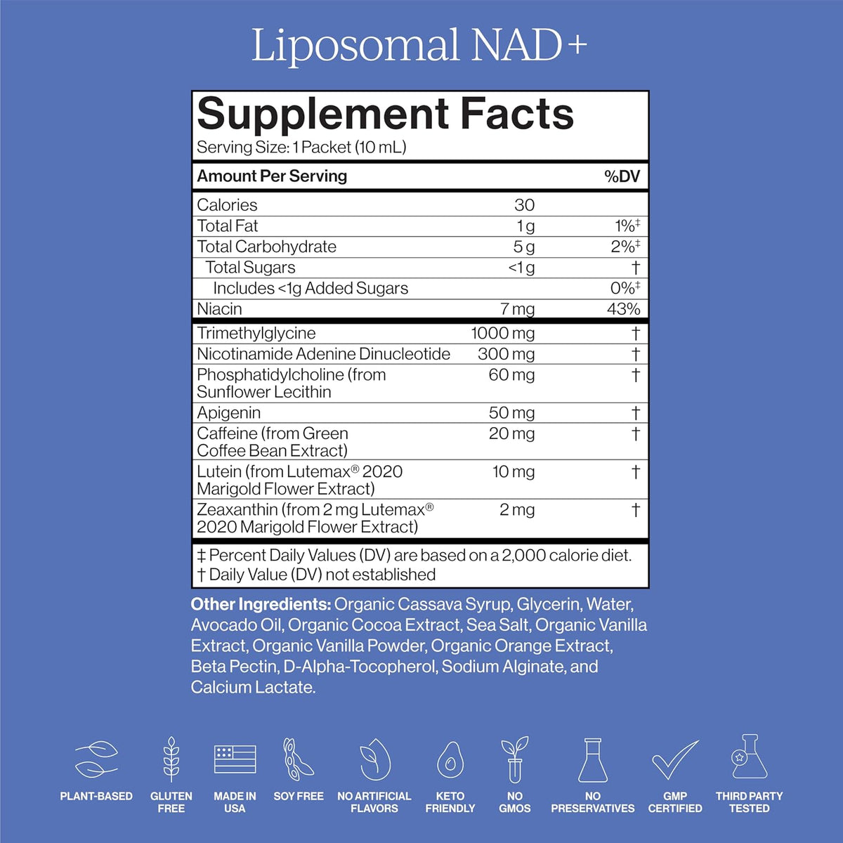 CYMBIOTIKA Liposomal NAD+ Supplement for Energy & Healthy Aging