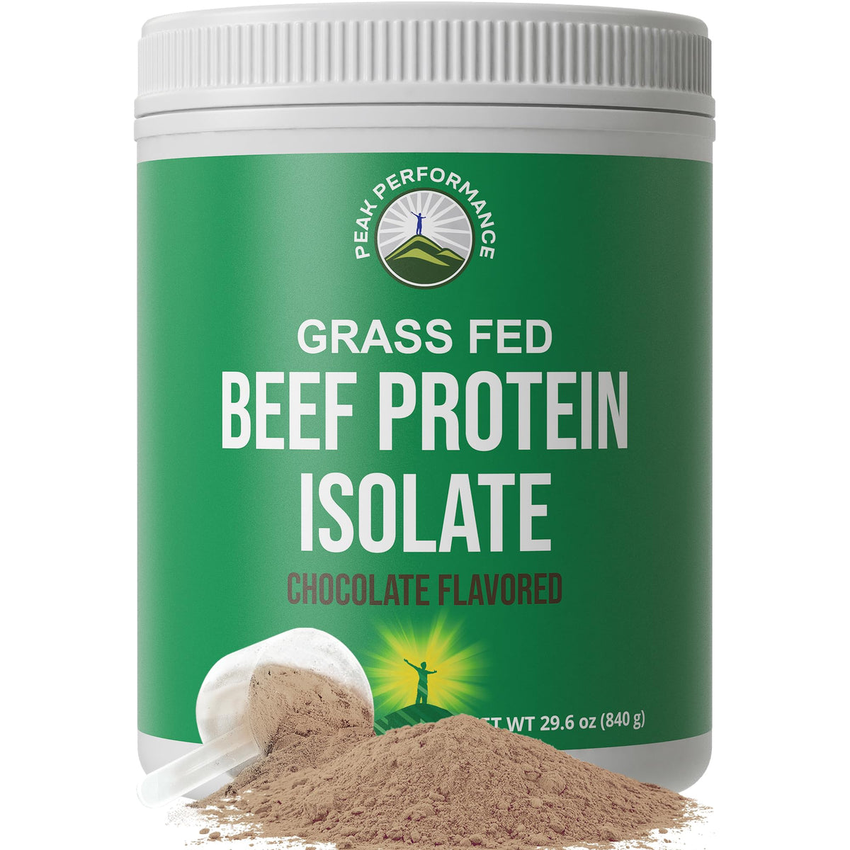 Grass Fed Beef Protein Powder - Lactose Free Great Tasting Beef Protein Isolate. Complete Animal Based Non Dairy Paleo Carnivore Supplement for Prime Muscle Building. No Whey. Unflavored