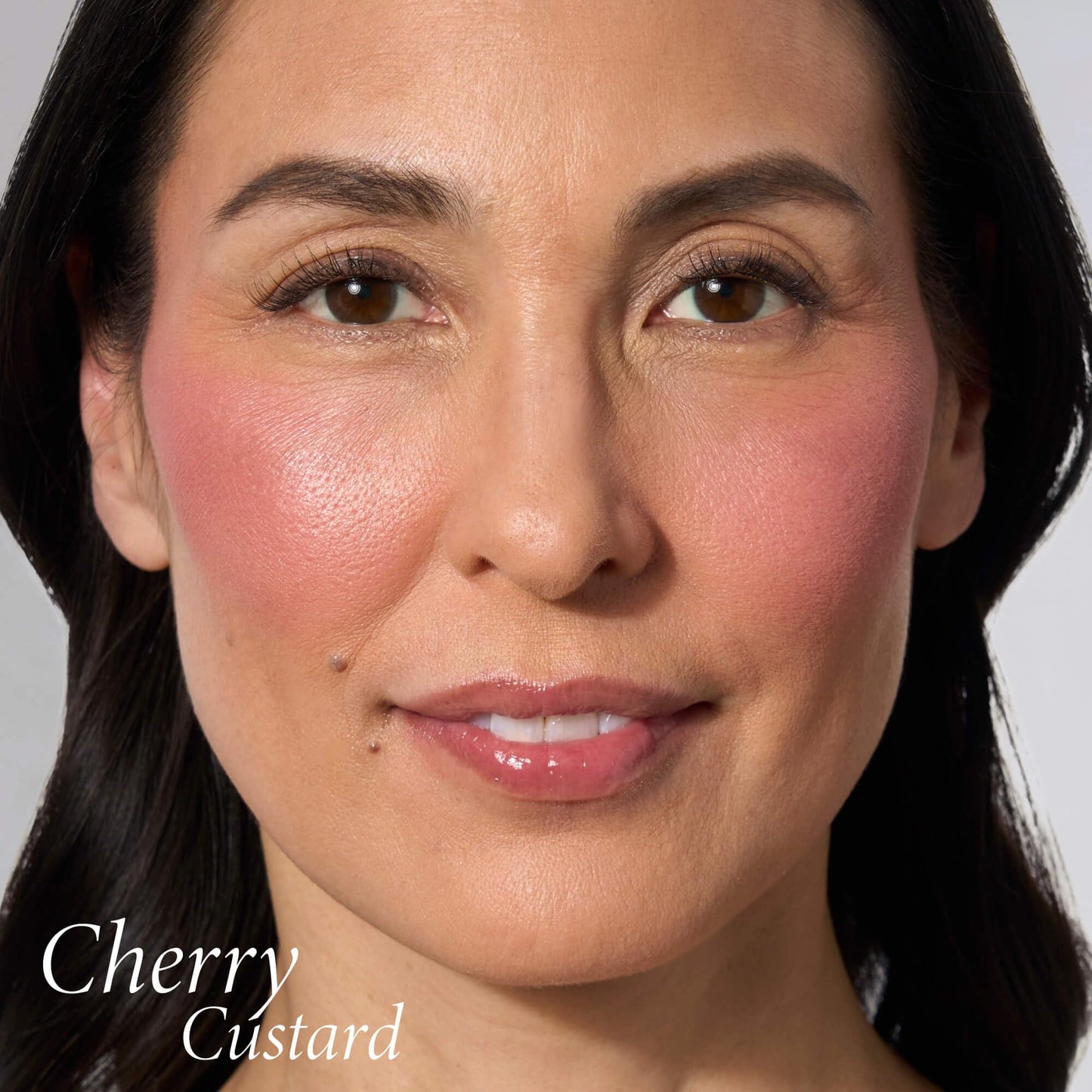 LAURA GELLER NEW YORK Baked Blush-n-Brighten for Mature Skin - 04 Cherry Custard - Powder Blush Won't Settle into Fine Lines - Buildable Natural Finish – Longlasting Formula - Made in Italy