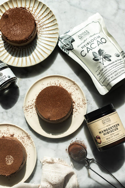 Anima Mundi Heirloom Cacao Powder - Organic Ancestral Seeds - Single Origin Ecuador Cacao Arriba Superfood for Ceremonial Rituals - Antioxidant-Rich
