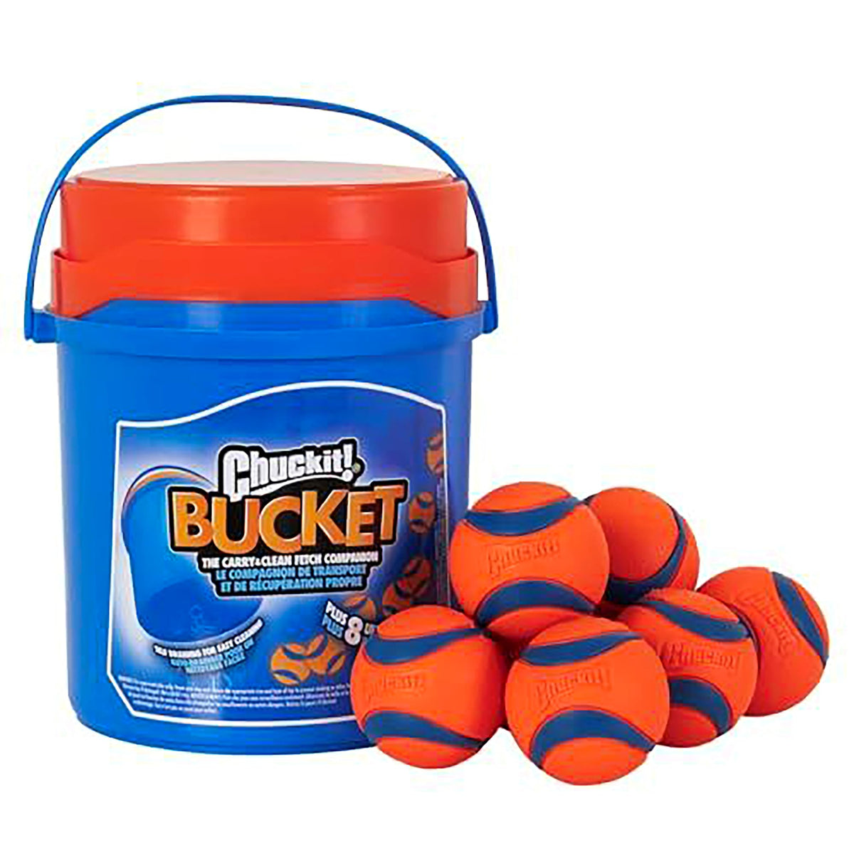 Chuckit! Ultra Ball Dog Toy, Durable Rubber, Medium 2.5-in, 2 Pack | Made from Durable Rubber with an Extra-Thick Core, This Bouncy Fetch Ball Floats in Water for Lasting Games of Fetch