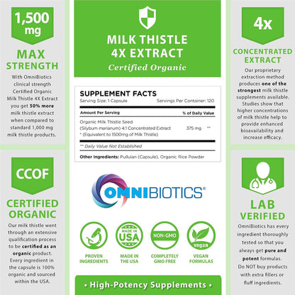 OmniBiotics Evening Primrose Oil + Milk Thisle Capsule