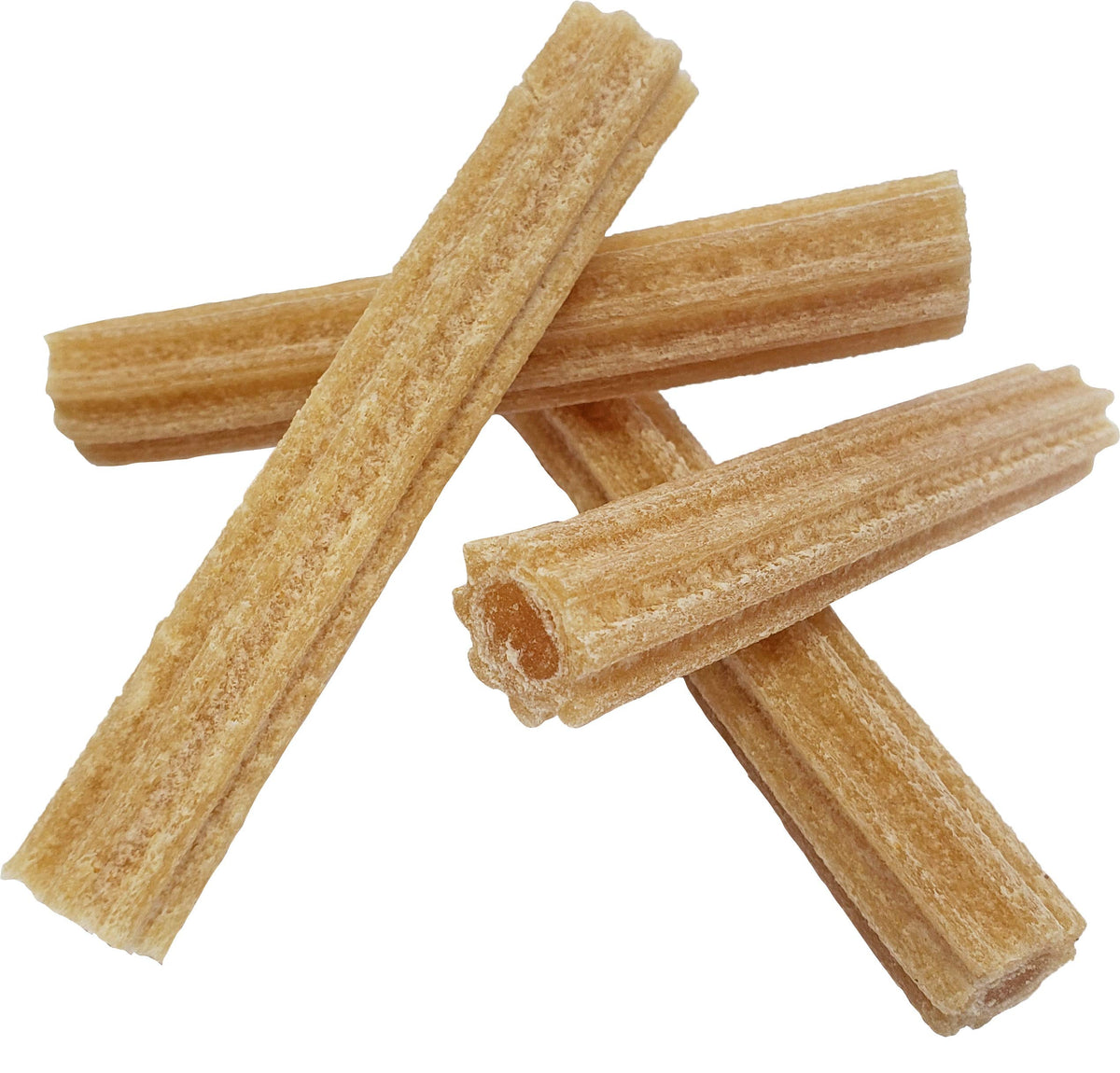 Himalayan Dog Chew Churro, Soft Yak Cheese Treat, Peanut Butter, 4 Sticks | 100% Natural, Soft Density Dental Support, Gluten Free, Healthy Safe Dog Treats for All Breeds and Ages, Lactose & Grain Free