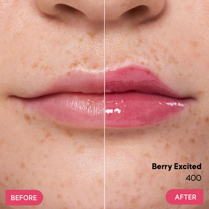 Almay Gleam Big™ Lip Serum, Hydrating and Moisturizing, Hypoallergenic Lip Gloss, Non-Sticky, 100 Positively Pink, 0.13 fl oz