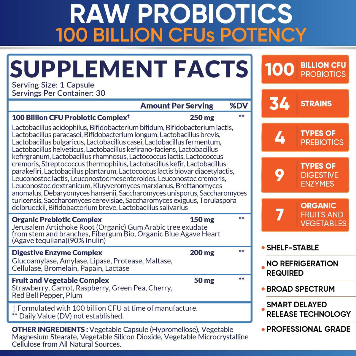 Wholesome Wellness Organic Probiotics 100 Billion CFU, Dr Formulated for Women and Men + Liposomal Vitamin C Capsules (200 Pills 1500mg Buffered) High Absorption VIT C Bundle