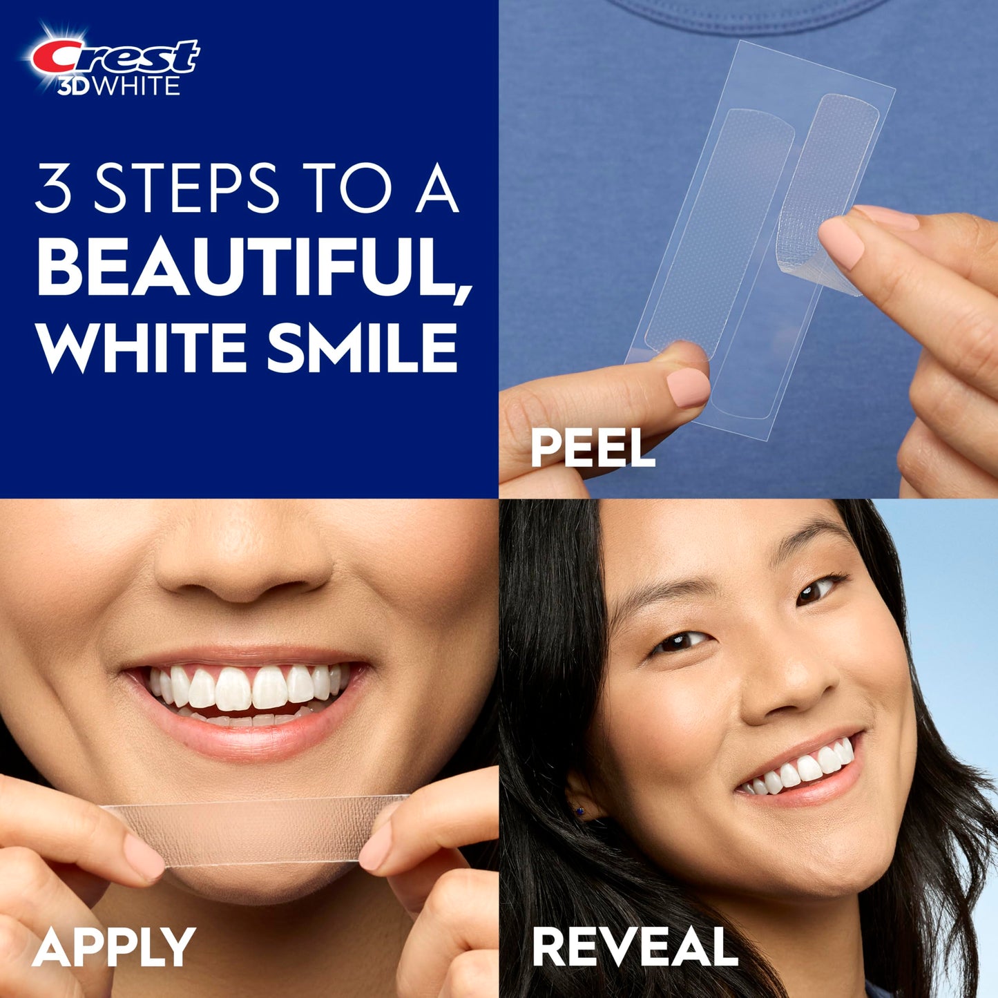 Crest 3D Whitestrips Sensitive White – Teeth Whitening Kit, 18 Treatments, Each with 1 Upper/1Lower, 36 Strips – Crest 3DWhite Teeth Whitening Strips