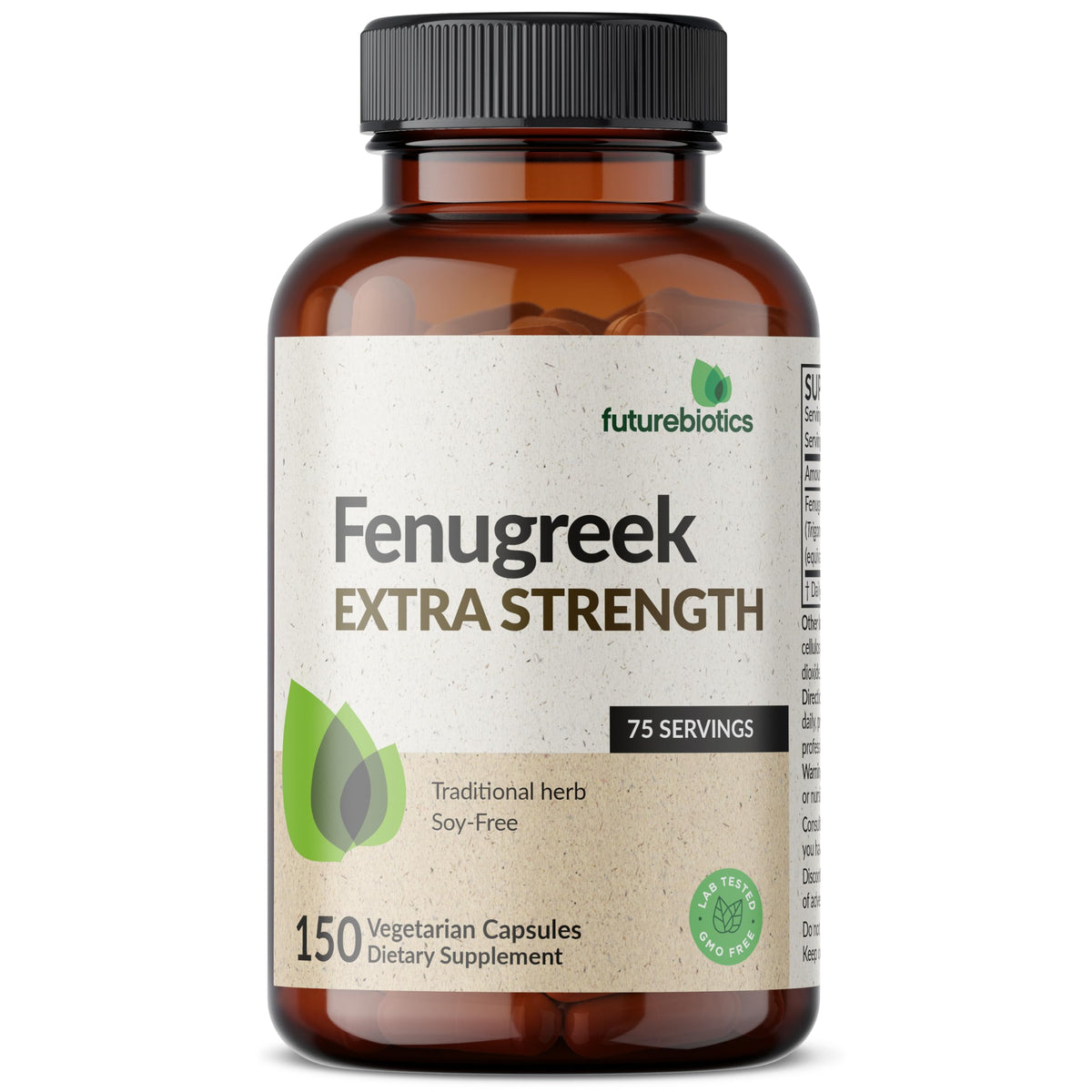 Futurebiotics Fenugreek Extra Strength Supports Overall Good Health & Well-Being, Non-GMO, 150 Vegetarian Capsules