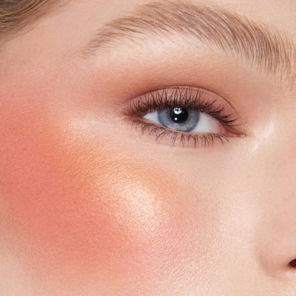 Charlotte Tilbury Mini Hollywood Blush & Glow Glide Palette, Powder Blush & Highlighter Compact, Face Makeup Duo, Travel Size Makeup Palette - Rich Terracotta Blush/Golden Sunset Highlighter