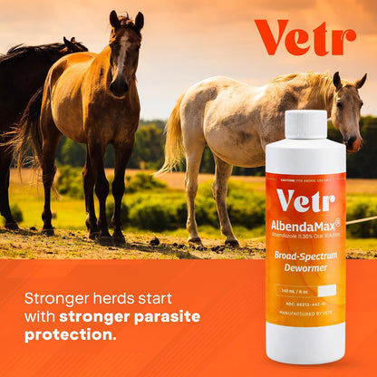vetr AlbendaMax Oral Suspension, Liquid for Cattle, Sheep & Goats – 240 mL