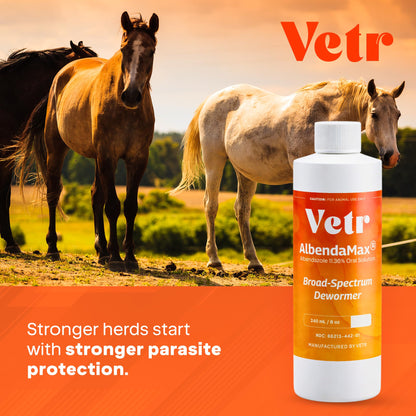 vetr AlbendaMax Oral Suspension, Liquid for Cattle, Sheep & Goats – 240 mL
