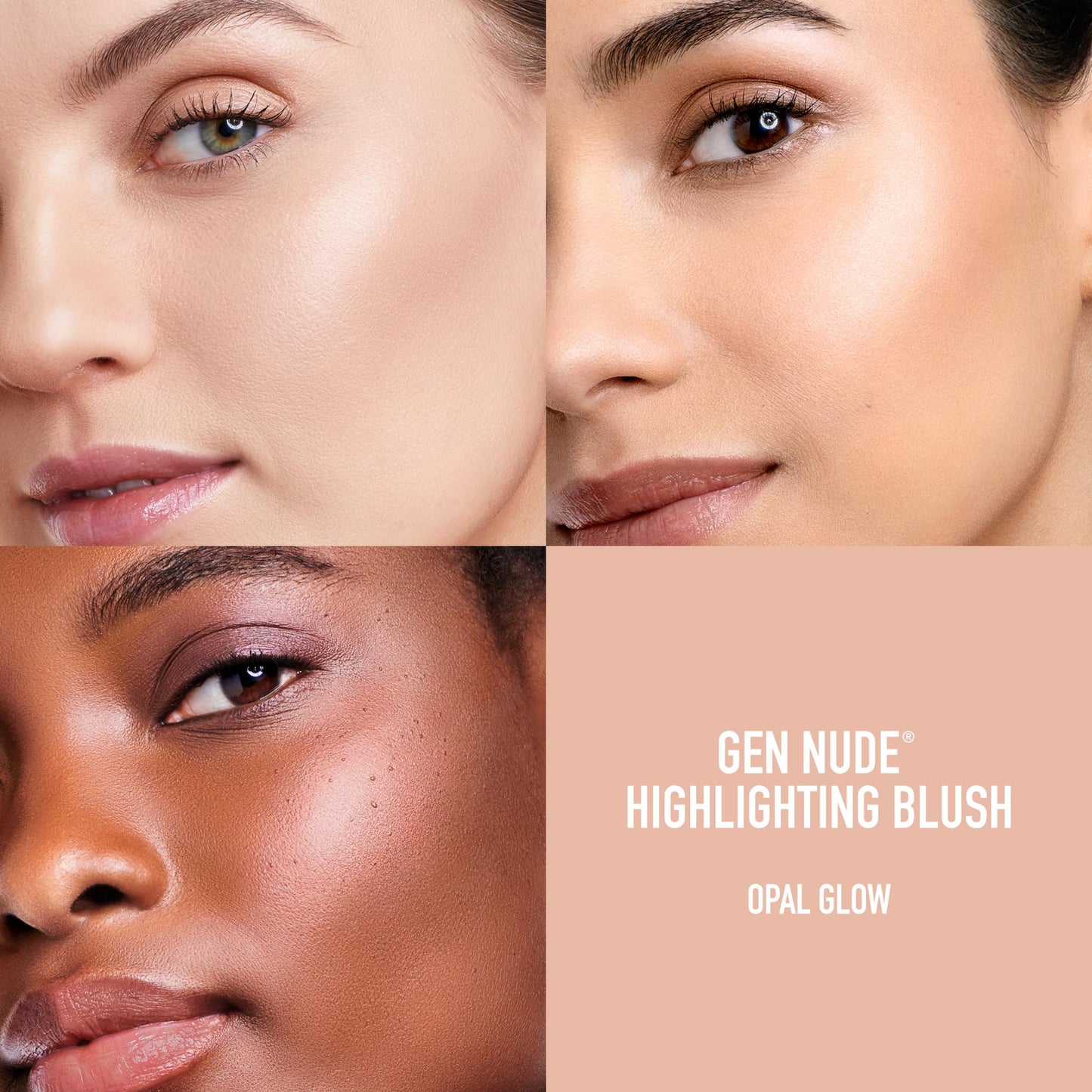 bareMinerals Gen Nude Highlighting Blush, Opal Glow, Vegan, Cruelty-Free & Dermatologist-Tested