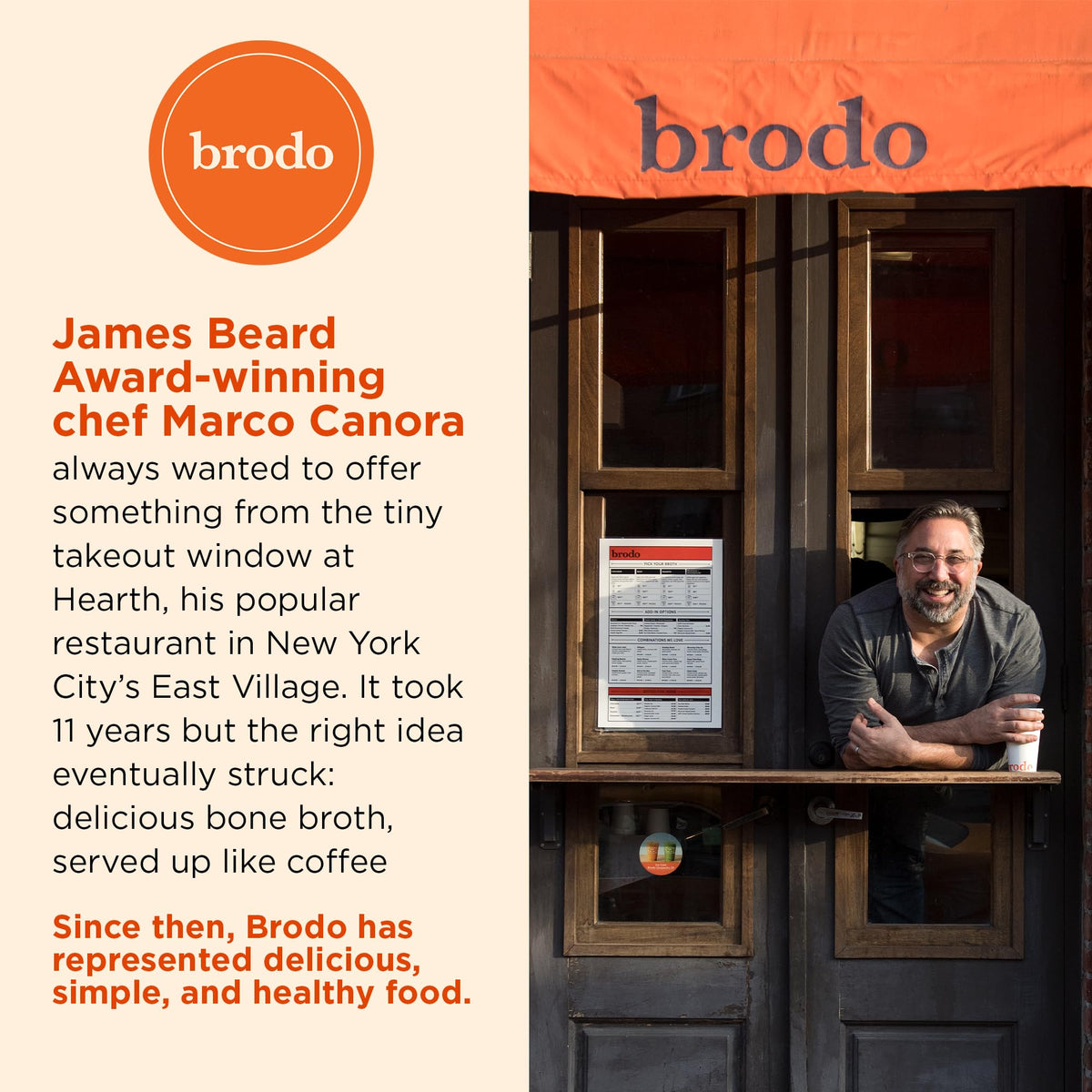 Brodo Ready to Drink Organic Chicken Collagen Rich Bone Broth (6 X 8 oz) | Organic Bone Broth with Collagen, Protein Soup & Sipping Broth for Healthy Meal Prep, Soups and Bone Broth Packets