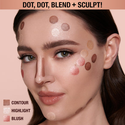 Charlotte Tilbury Glowgasm Beauty Light Wand Liquid Highlighter Makeup - Soft-Focus Pink Highlighter & Blush for Cheeks - Pearlescent
