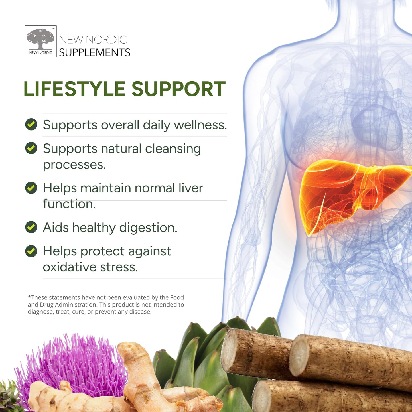 NEW NORDIC Active Liver Cleanse 30 Day Supply, Cleansing Support, 30 Tablets (Pack of 1)