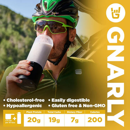 Golden Milk Vegan Protein Powder and Gnarly Preworkout Strawberry Lemonade (14.82oz)