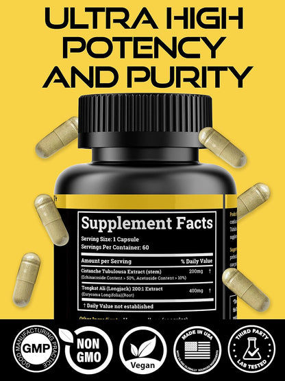 Black Forest Supplements (Value Pack): 1X Cistanche Tubulosa & 1X Berberine