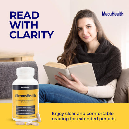 Macuhealth VitreousHealth Evidence-Based Eye Supplement - 90 Capsules MacuhealthBuy Supplements Australia
