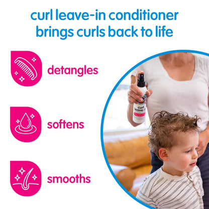 So Cozy Leave In Conditioner Spray (8 Fl Oz) Paraben-Free Detangler for Kids' Curly Hair, Deep Conditioner & Tangle-Free Curls, Gentle & Nourishing with Keratin, Vitamin B5, Olive Oil & Jojoba Oil