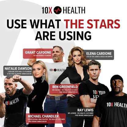 10X Health Berberine - 500mg, 30 Capsules | Dihydroberberine: 500mg for Better Absorption, Cardiovascular & Gut Health Support