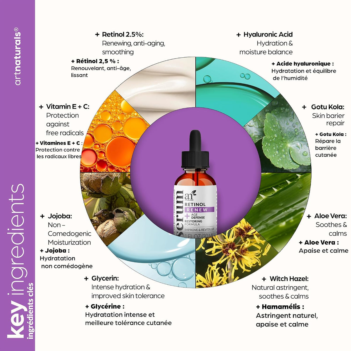 ArtNaturals Retinol Face Serum, 1 fl oz
