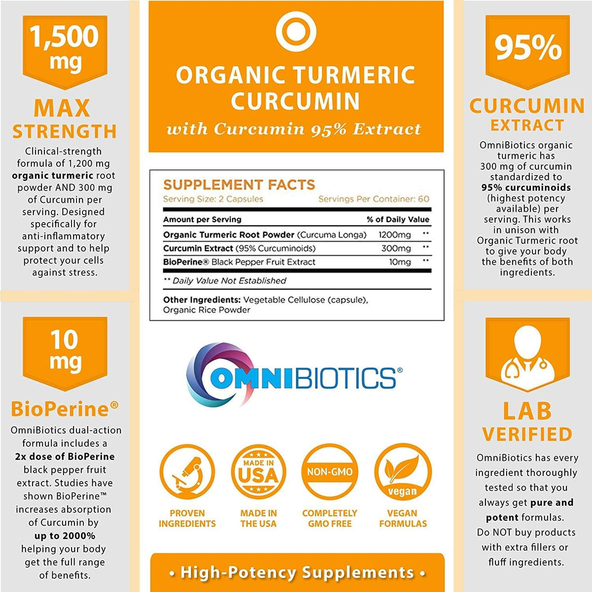 OmniBiotics Myo-Inositol + Turmeric Curcumin