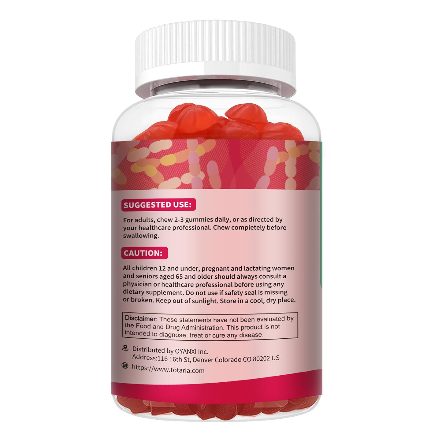 9-in-1 Probiotic Prebiotic Fiber Gummies for Adults & Teens 16G Fiber per Serving, Psyllium Husk Fiber Supplement with 5 Billion CFU Bacillus Coagulans - dailyvitalstore